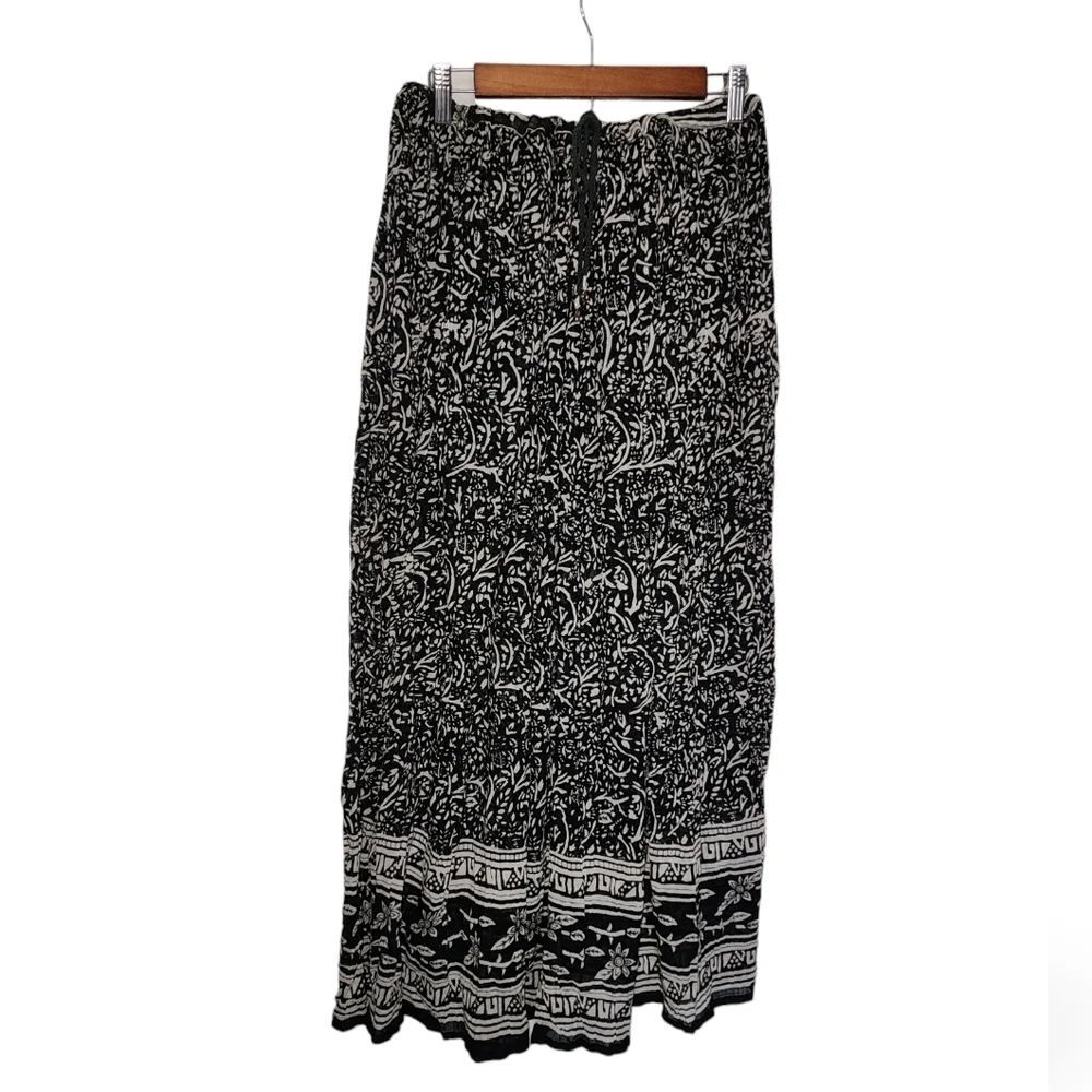 Vintage Derek Heart Boho Broomstick Midi Skirt - Picture 11 of 11